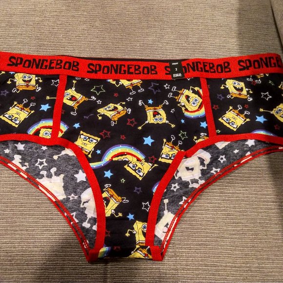 Torrid 2 Spongebob Cotton Cheeky - Picture 1 of 3